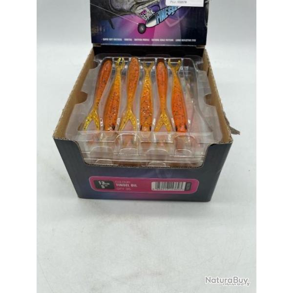 Leurre souple Fox rage slick finesse 13cm orange