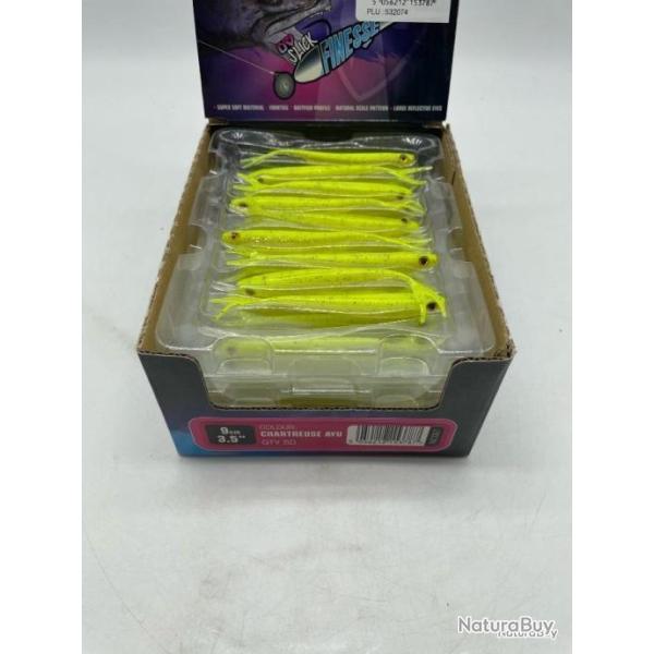 Leurre souple Fox rage slick finesse 9cm vert