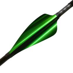 XS-WINGS - Plumes 60 mm High Profile GAUCHER (LH) VERT M&Eacute;TALLIQUE