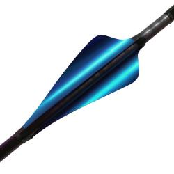 XS-WINGS - Plumes 60 mm High Profile DROITIER (RH) TEAL M&Eacute;TALLIQUE