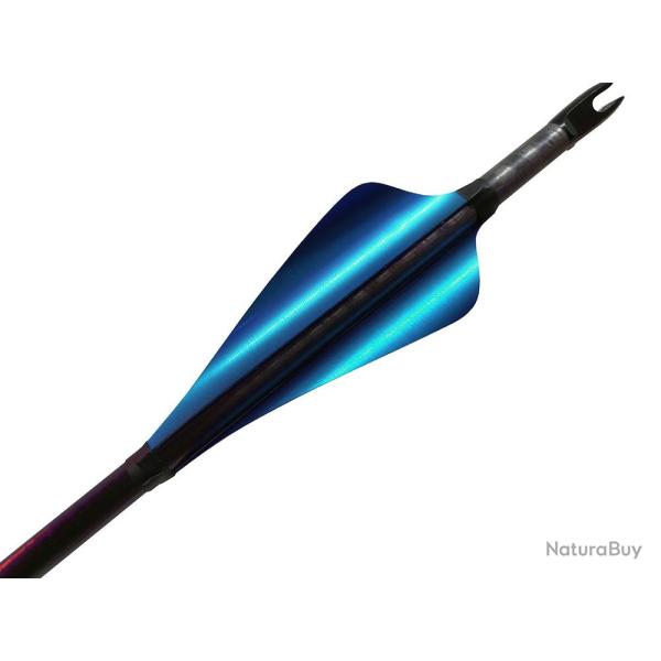 XS-WINGS - Plumes 60 mm High Profile GAUCHER (LH) TEAL M�TALLIQUE