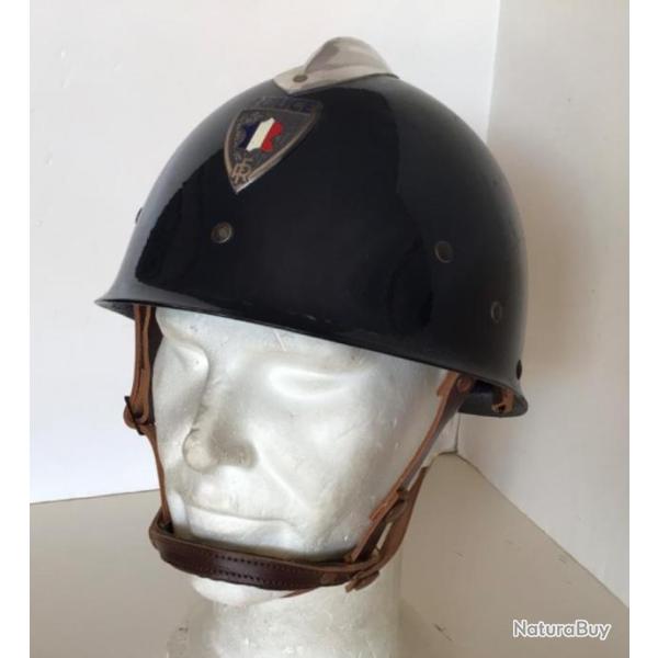 FRANCE - CASQUE MAINTIEN ORDRE M 1953bis � PETIT COLIN � (avant 1968) obsol�te H