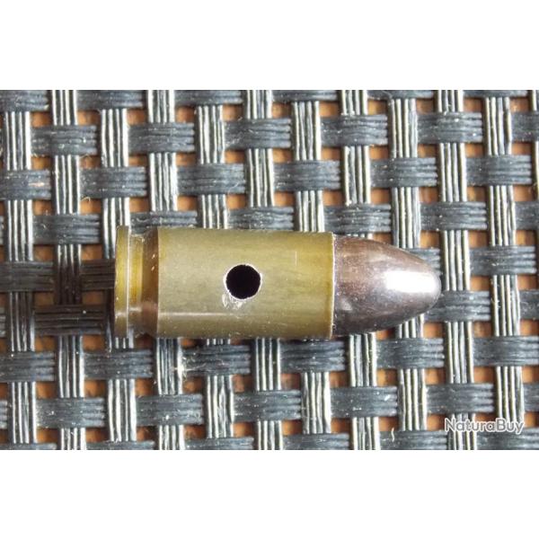 9X19 PARA - ETUI ACIER LAQUE - BALLE NOIRCIE - Marquage : kam St+  12.43