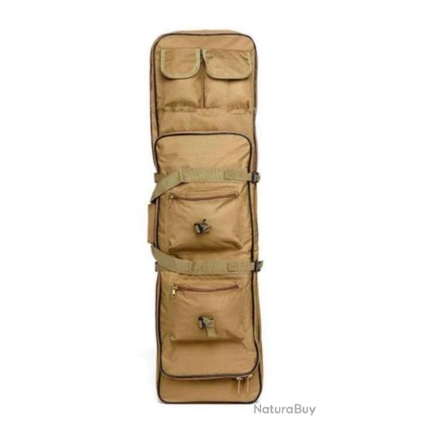 Sac � Dos  pour Chasse Housse de Fusil Tactique Etui Souple pour Carabine Taille S 81 cm sable