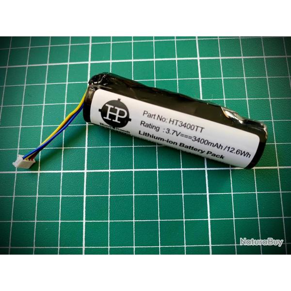 BATTERIE 3400 mAh GARMIN DC50/T5/TT10/TT15/TT15x