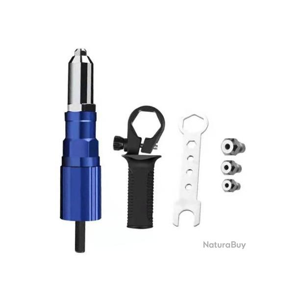 Riveteuse rivets aveugles pour visseuse ou perceuse sans fil