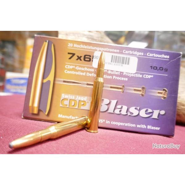 boite de 20 cartouches CDP BLASER 7x65 R 10.0g
