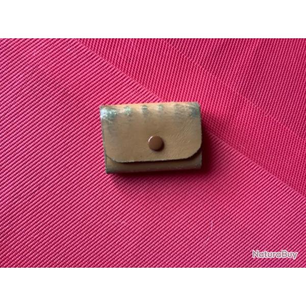 Collector, tui en cuir ancien de ceinture pour pistolet ou revolver, pas de prix de rserve