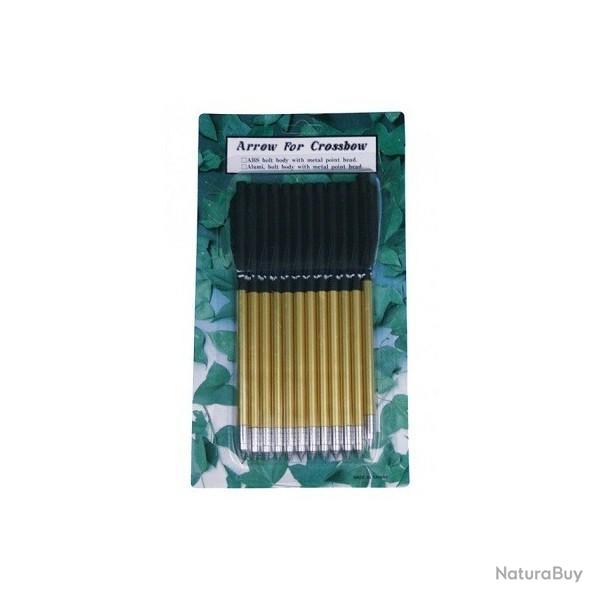 Blister 12 fl�ches en aluminium pour arbal�te