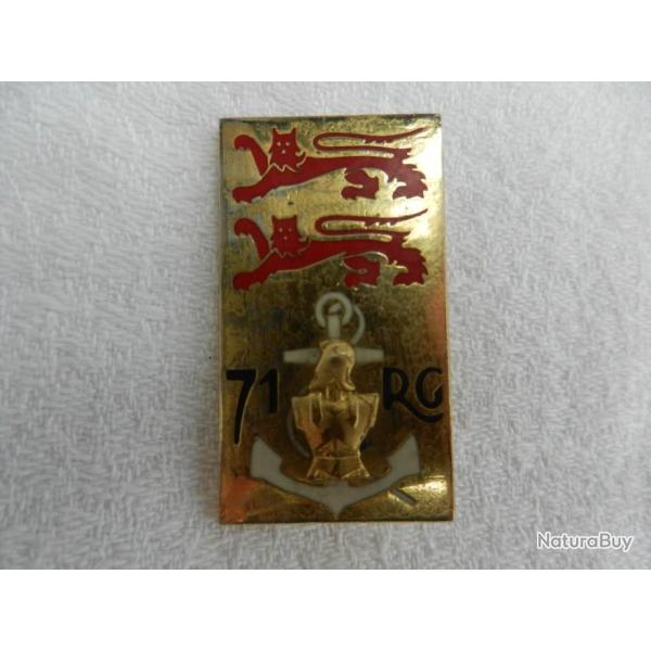 insigne militaire r�gimentaire 71�me r�giment du G�nie