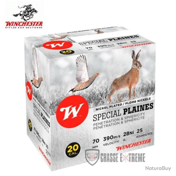 25 Cartouches WINCHESTER Sp�cial Plaines 28Gr Cal 20/70 Pb 4