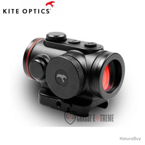 Point Rouge KITE OPTICS BT1 Montage Pic/Weaver 3Moa Noir