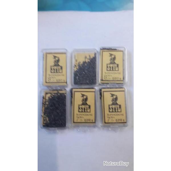 Micro plomb pour montage de lignes concourt