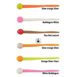 Leurre Berkley Powerbait Mice Tail 7,5cm White Bubblegum