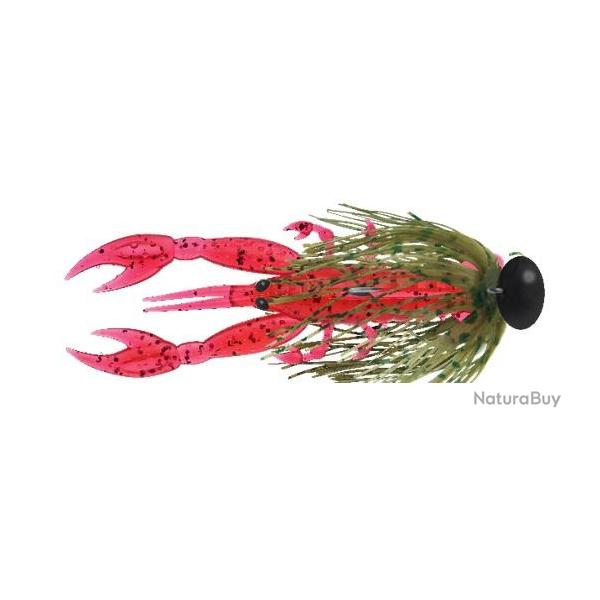 BASS CRAW MONTE JIG 8CM 5GR Red glitter 34