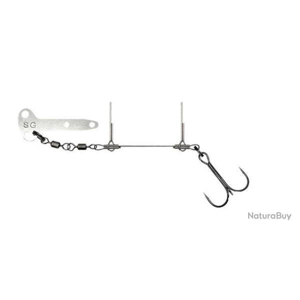 MONTURE PRO PEG BLADE RIG LARGE T1/0 10CM 23KG 0.78MM 1 TRIPLE PAR 2