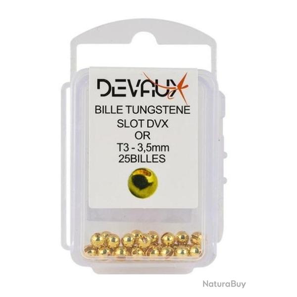 BILLES TUNGSTENE SLOT FENDUE OR DVX PAR 25 4mm
