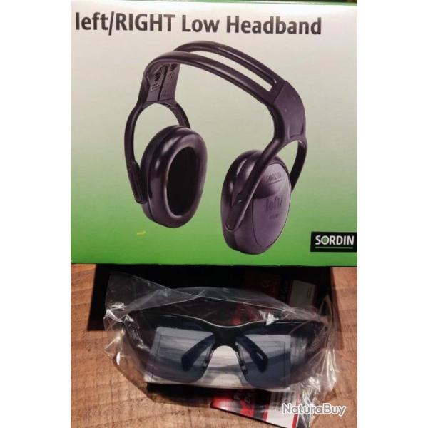 Casque anti-bruits MSA SORDIN passif Low + lunette de tir