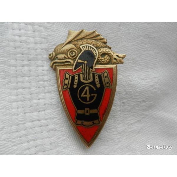 insigne militaire Drago 4 me rgiment du gnie