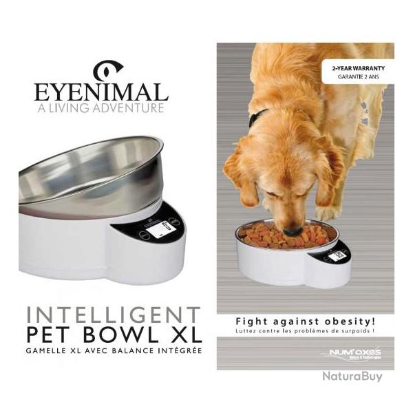 NUM19 GAMELLE INTELLIGENTE "INTELLIGENT PET BOWL" XL NEUF