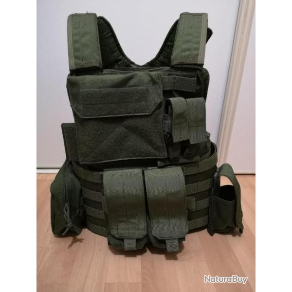 Gilet Tactique Flyye industries Force Recon Version Land OD Taille S neuf