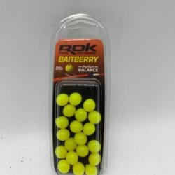 20 Baie artificiel Rok fishing jaune