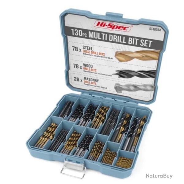 Coffret de 130 for�ts bois, m�tal, b�ton......