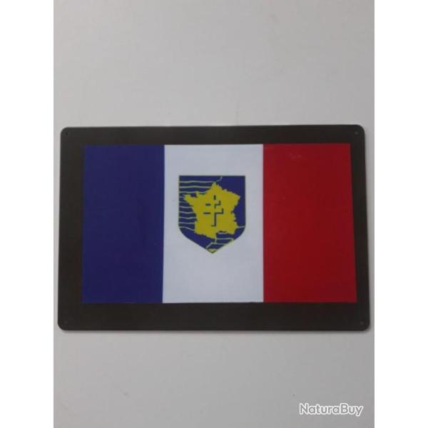 PLAQUE METAL WWII "2 EME DB "