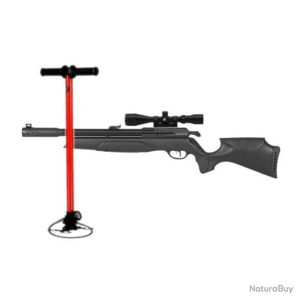 CARABINE ARROW GAMO + LUNETTE 4 x 32 Mil Dot Cal. 5,5 mm,19,9 j.+ Pompe bar Gamo-5 + ( Kit Puissan.)