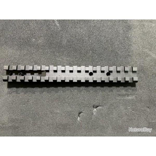 RAIL WEAVER ACIER POUR SABATTI ROVER 20MOA ACTION COURTE.