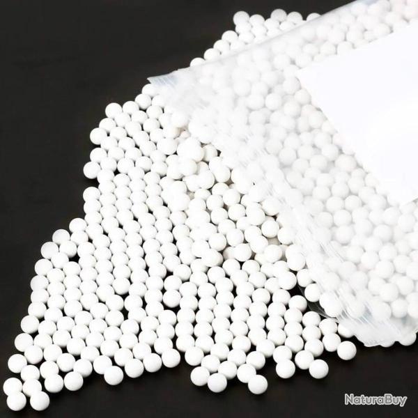 Consommable Airsoft / Sachet 1000 Billes Blanches 6mm/0,25gr. / Plastique haute qualit�