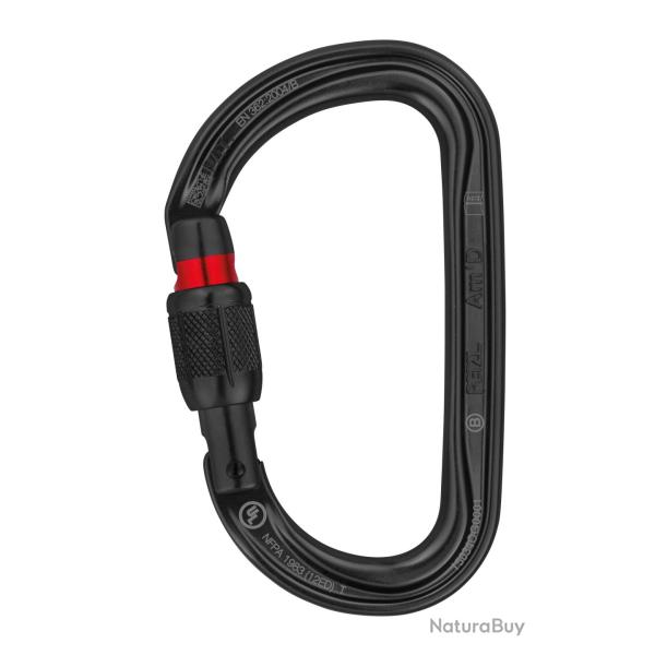 Mousqueton asym�trique l�ger Am'D � verrouillage Screw-Lock�