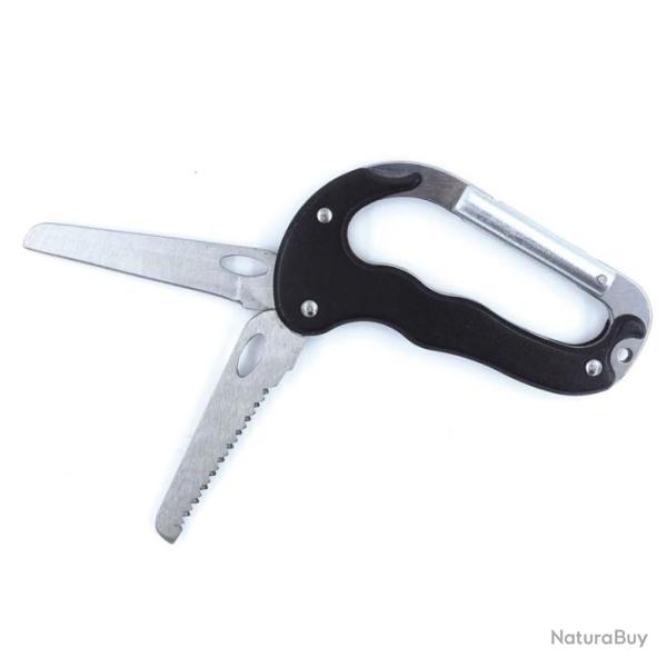 MOUSQUETON COUTEAU Noir