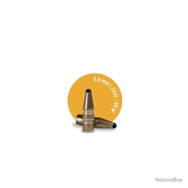 Ogives sans plomb fox classic hunter 5,6 MM (.224) 55 GR - 50 pi�ces