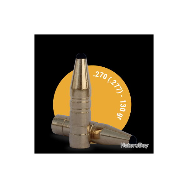 Ogives sans plombs cal.270 130 grains FOX BULLETS HUNTER