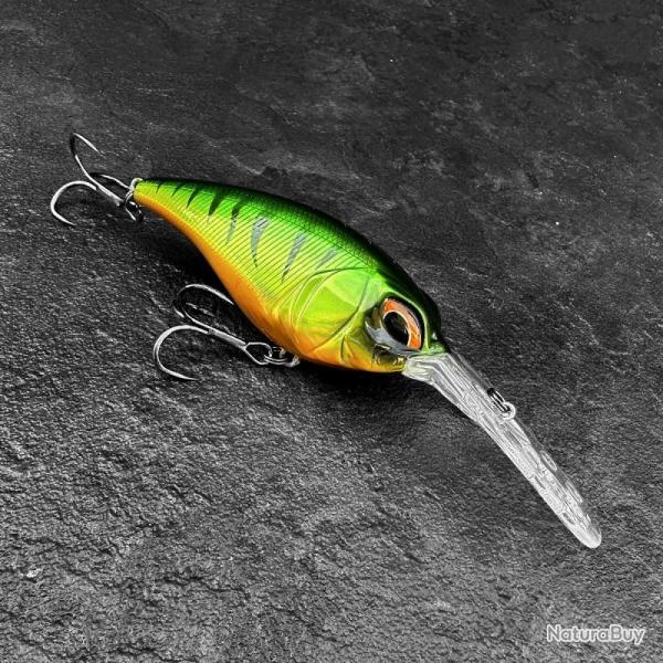 Poisson Nageur Digital Squad Warp Crank 7,2cm 19,5g HTP - Hot Perch 7,2cm