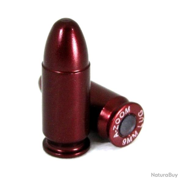 5 douilles amortisseur "Snap cap" cal. 9mm Para en aluminium - A-Zoom