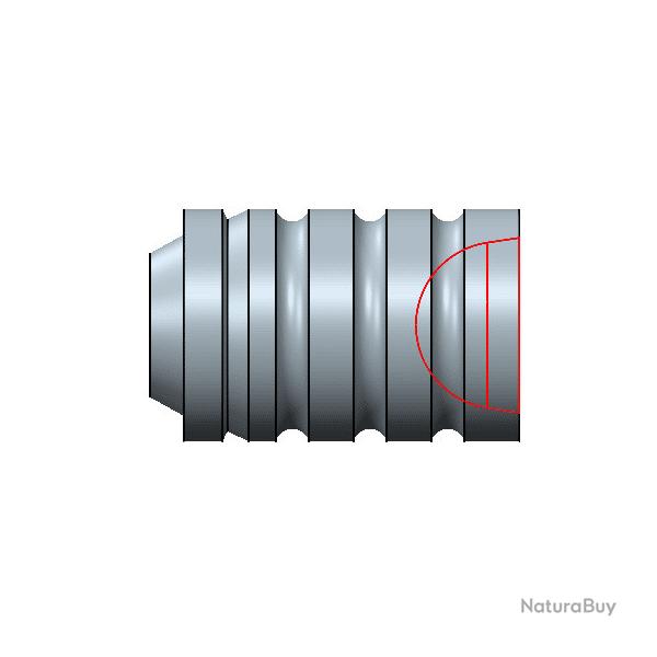 Moule � quatre cavit�s - ogive HG 50 HBWC de calibre .359" - Laiton