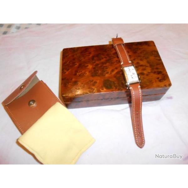 EXCEPTIONNELLE MONTRE TYPE HERMES NANTUCKET double affichage horaire