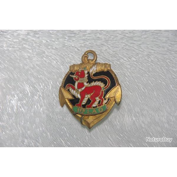 INSIGNE   1 � GROUPE  CHASSEURS  LAOTIENS   -------------------------D.P  H.513 ------------------