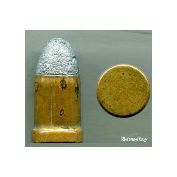 12 mm Perrin 1859 - �tui laiton - amor�age central couvert