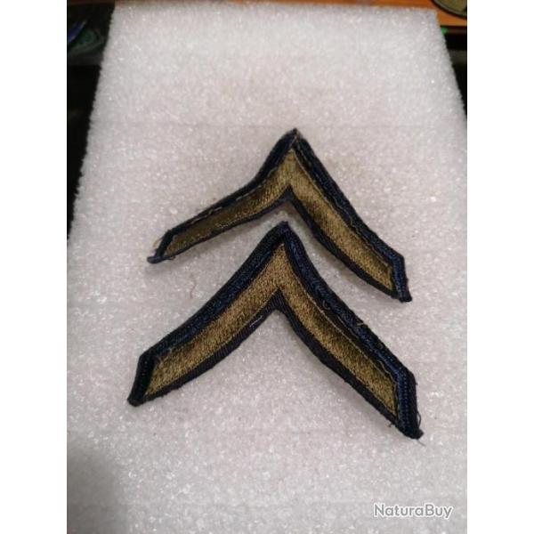Paire de grades arme us FIRST CLASS original 2