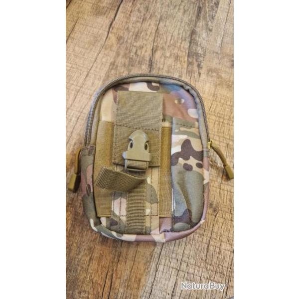 Sacoche tactique Molle couleur camo