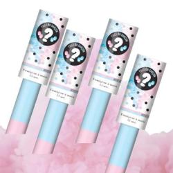 4X Fumig&egrave;ne &agrave; main Rose "Sp&eacute;cial Baby Shower Fille" - "Le tigre"- Fum&eacute;e &eacute;paisse 45 secondes