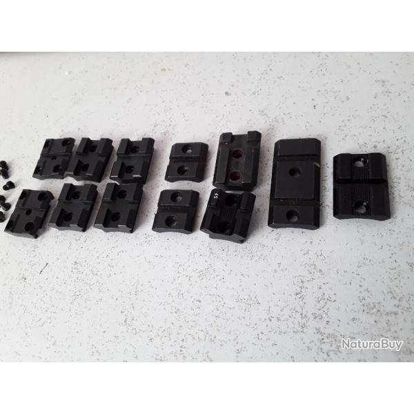 9504 LOT DE DIVERSES EMBASES POUR MONTAGE FIXE NEUF