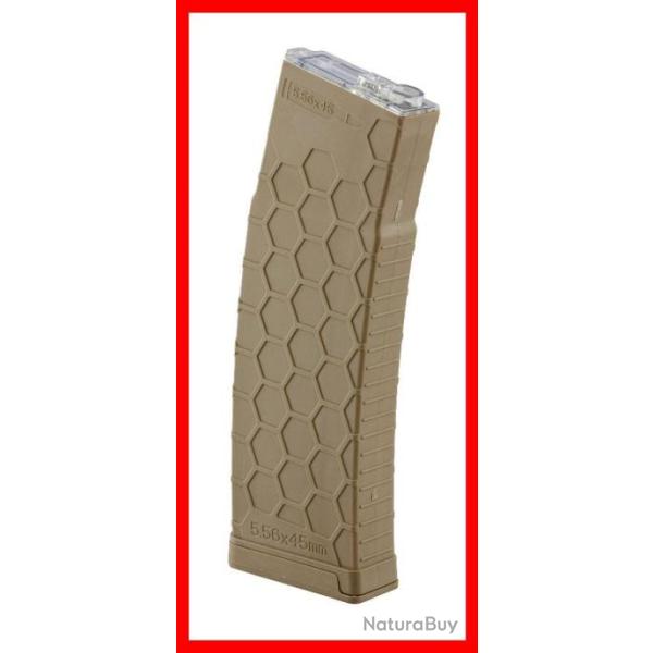 CHARGEUR AEG H-MAG MID-CAP M4 POLYMER 140 BILLES TAN