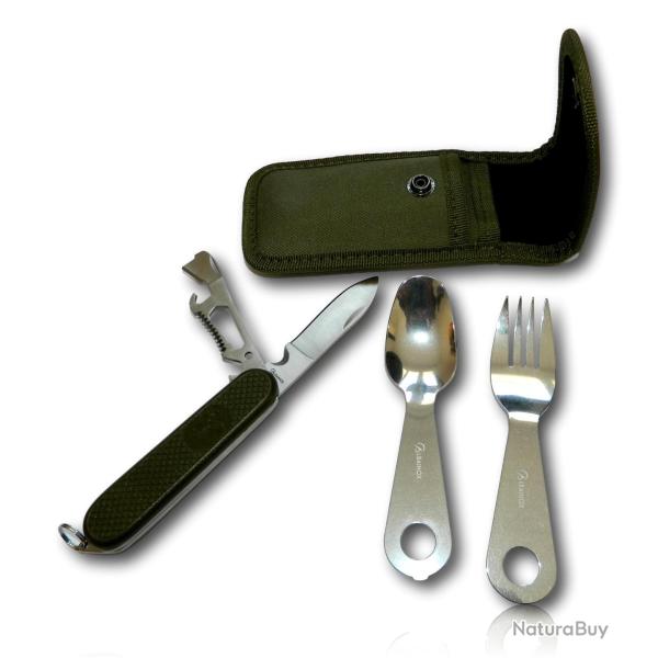 SET CAMPING ALBAINOX. AVEC ETUI