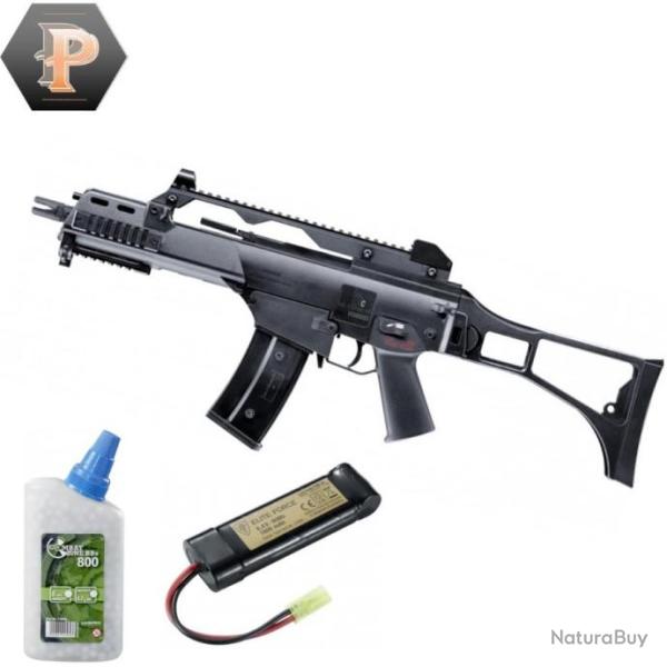 Carabine HK G36 C sportline lectrique full auto 1,0J + billes + batterie