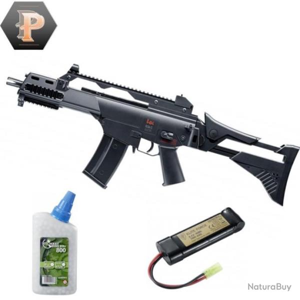 Pistolet H&K G36 CIDZ ADV BBS 6mm �lectrique full auto 0,5J + billes + batterie