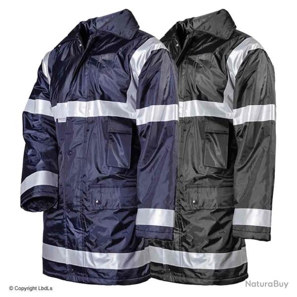 Parka SSIAP bandes r�tro NOIR